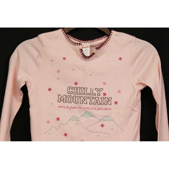 2006 Gymboree Park City Luxe Pink Chilly Mountain Shirt sz 6 NWT Embroidery Cute - Picture 2 of 6